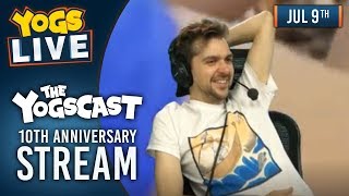 10 Years Of Yogscast  Lewis Turps Duncan amp Simon  9th July 2018 [upl. by Harmonia]