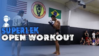 Superlek ONE 168 open workout in Denver  ONE Championship [upl. by Hammond217]