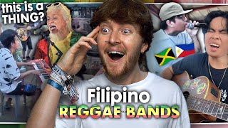 THIS IS AMAZING Filipino Reggae Bands LIVE in Public  Reaction [upl. by Oniskey9]