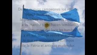 Himno Nacional Argentino Completo con Letra [upl. by Mcclain]