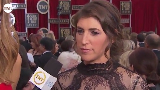 Mayim Bialik  Red Carpet  SAG Awards [upl. by Suk336]