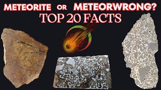 Top 20 Facts ☄️ Meteorite Identification ID amp MeteorWRONGs Did I find a meteorite [upl. by Todhunter]