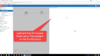 FortiGate 60  Upgrading Firmware on a FortiSwitch [upl. by Kcirednek]