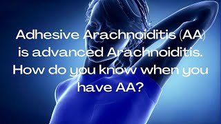 Adhesive Arachnoiditis symptoms [upl. by Farly]