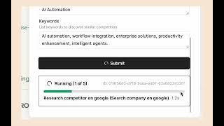 Cykel Workflow Generate a Company Competitor Analysis Summary [upl. by Tullius]