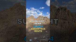 Climbing the Class 4 South Face Route of Sunlight Peak mountains short climbing hiking explore [upl. by Ssyla727]