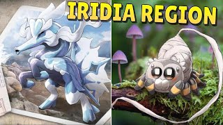 The Iridia Pokemon Region  The BEST Fakemon Art Style [upl. by Nats]