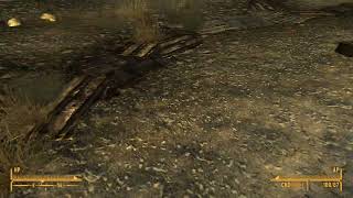 Fallout New Vegas The effects of 50 MG Explosive rounds [upl. by Shiff310]