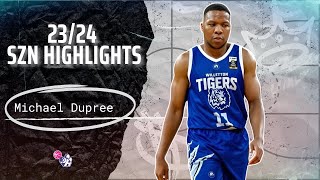 Michael Dupree Highlights 202324  Australia NBL1  Willetton Tigers [upl. by Leiru]