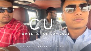 ORIENTATION in CU 2024🤫  full tour 🤩 sangrur to chandigarh university [upl. by Yelena]