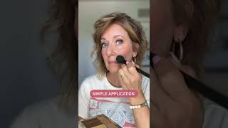 One Compact MakeupOVER 50 over50 makeuptutorial easymakeuproutine [upl. by Iaka]