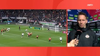 De Jong over gemiste strafschop Slecht ingeschoten ik raak m verkeerd  NEC 31 PSV  necpsv [upl. by Buck]