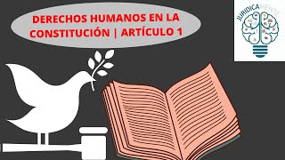 Derechos Humanos en la Constitución  Artículo 1 [upl. by Nahsyar]