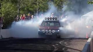 HÄLLA BURNOUT  Västerås Summer Meet 2018 [upl. by Hsejar]