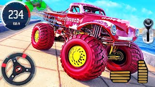 Jogo Android de Carro Monstro  MONSTER TRUCKS na Mega Rampa [upl. by Darahs197]