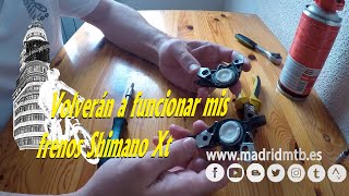 Mantenimiento Pinzas de Freno Shimano XT  ¿Volverán a funcionar mis frenos [upl. by Einnej]