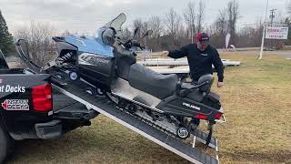 Dockmaster Wheeled Snowmobile Ramp [upl. by Gnilrac]