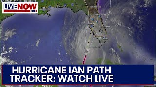 LIVE Hurricane Ian path tracker  Storm set to hit central Florida  LiveNOW from FOX [upl. by Arvell]