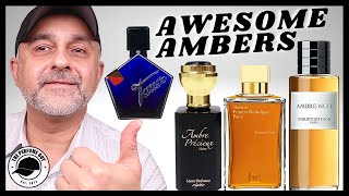 TOP 20 AMBER FRAGRANCES  FAVORITE WARM SPICY AMBER PERFUMES FOR 2021 [upl. by Ynor185]