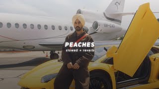 Peaches  Slowed  Reverb   Diljit Dosanjh [upl. by Kirwin]