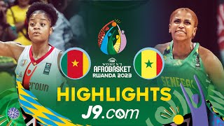 Cameroon 🇨🇲 v Senegal 🇸🇳  QuarterFinals  J9 Highlights  FIBA Womens Afrobasket 2023 [upl. by Dahle]