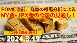 FOMC直前、為替の相場分析による、NY金・JPX金の今後の見通し！【フジトミ証券コラボ】24319商品先物投資情報GoldTVnet [upl. by Daven]