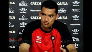 Entrevista pósjogo Paraná 0x3 Atlético Paranaense  Santos [upl. by Dareg996]