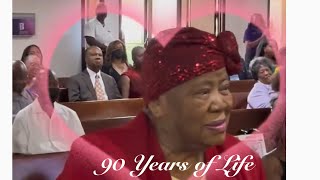 Aunt Artelia King’s 90th Blessed Birthday Thank You Lord ❤️🙏🏾 [upl. by Parrish4]