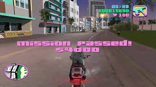 GTA Vice City Autocide I Walkthrough 4000 Misson on Bike tending viralvideo [upl. by Arikehs]