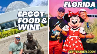 Epcot Food amp Wine amp Exploring Celebration Halloween Decorations  Walt Disney World Vlogs Sept 2024 [upl. by Thorncombe]