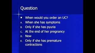 Asymptomatic Bacteriuria  Ana Velez MD [upl. by Nneb]