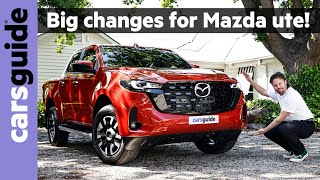 Mazda BT50 2025 preview Major update for Isuzu DMax twin and Toyota HiLux rival brings new look [upl. by Eirol]