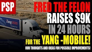 Truckers For Yang hits GoFundMe mark in just 12 HOURS YangGang Hits the Highways [upl. by Amees]