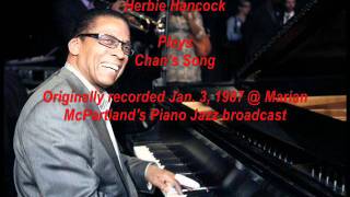 Herbie Hancock  Chans Song  Jan 3 1987 [upl. by Thurstan]