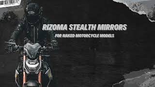 Rizoma Stealth Mirrors for Naked Motorcycle models [upl. by Aerdua310]