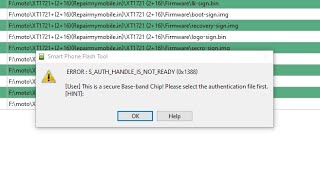 sp flash tool auth error xt 1721 moto c plus flashing and frp da failed solutions [upl. by Cayser]