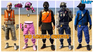 GTA 5 ONLINE  TOP 5 MODDED OUTFITS USING TRANSFER GLITCH DIRECTOR MODE GLITCH [upl. by Ahseid]