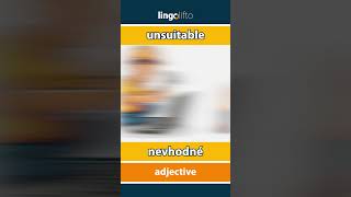 🇬🇧🇸🇰 unsuitable  nevhodné  vocabulary builder  learn English  naučme sa anglicky [upl. by Fermin]