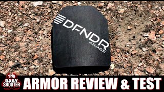 DFNDR Armor Testing amp Review Best Lightweight Body Armor [upl. by Aguie494]