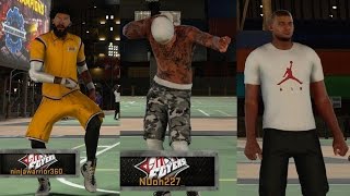 NBA 2K16 PS4 Park  Thunder Warriors Talk [upl. by Eikcim996]