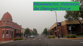 Monmouth Oregon  4k Driving Tour  Western Oregon University [upl. by Dulcy319]