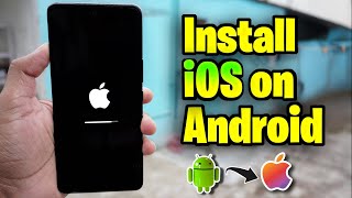 🔥 Install iOS on Android with Proof  Run iPhones Games and Apps 😱 [upl. by Akimak]