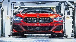 BMW 8 Series Production Line  German Sports Car Factory [upl. by Karlie]