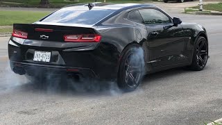 FBO Cammed 2017 Camaro SS 1LE Burnout [upl. by Waltner883]