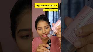 dry mascara hack 4100 100 days 100 hacks mascara shorts hacks [upl. by Ligetti]