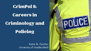 Careers in Criminology and Policing  CRIMPOL 2 [upl. by Anitrebla]