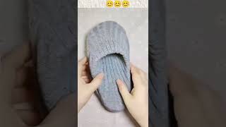 winter slippers ideas diy diyslippers trendingshorts slippers [upl. by Crellen]