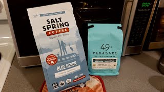 咖啡介紹。 生活vlog。 49th Parallel  Salt Spring Coffee Whole Coffee Beans Nespresso NOT Sponsored [upl. by Carnes905]