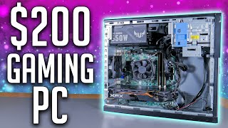 I Built a 200 Gaming PC in 2022 [upl. by Eydnarb]