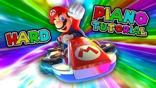 Rainbow Road from Mario Kart Wii  Piano Tutorial [upl. by Obmar]